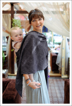Слинг-шарф Ellevill Paisley Silver